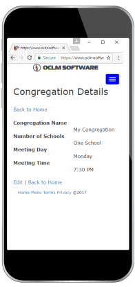 mobile congregation page